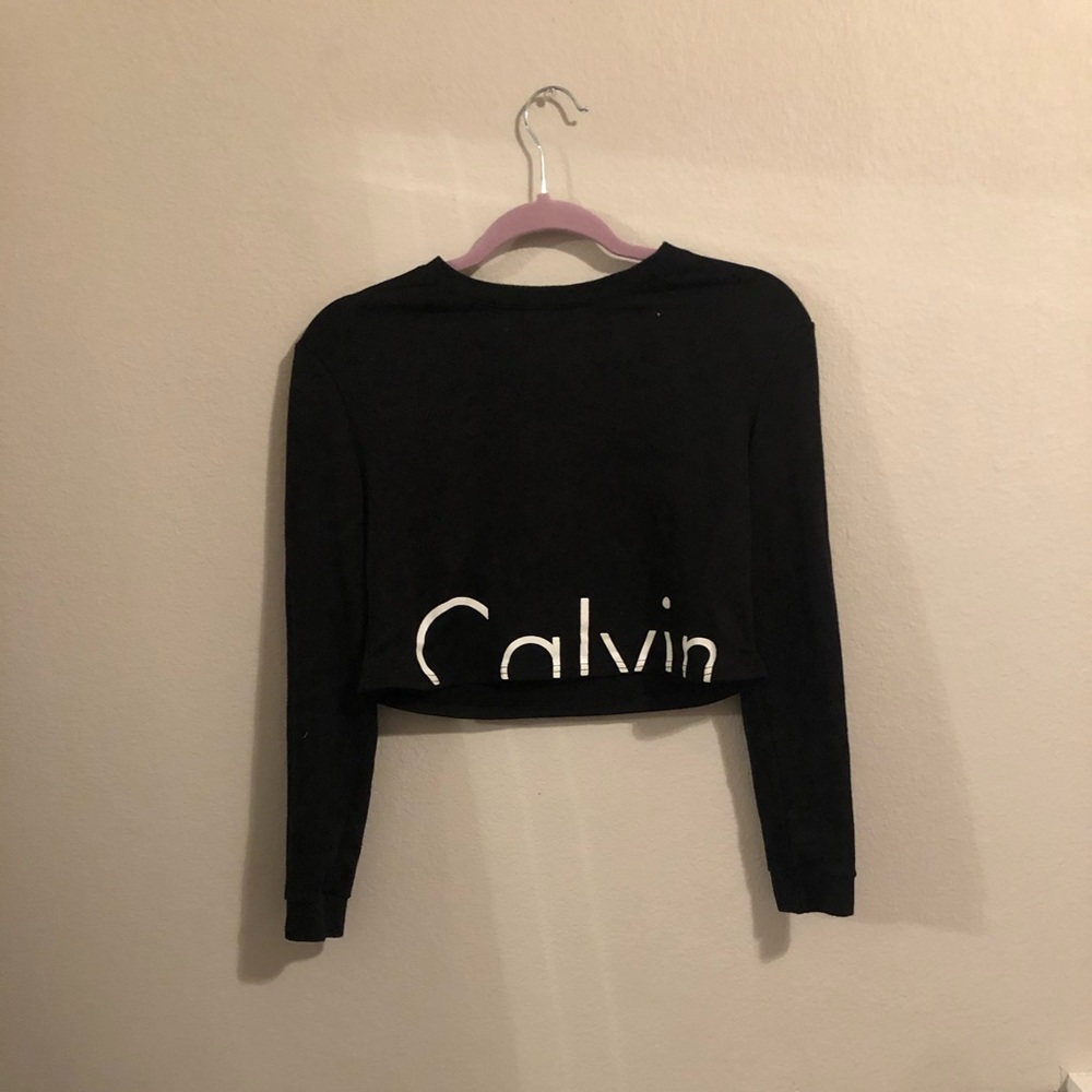 CK women’s cropped sweater
